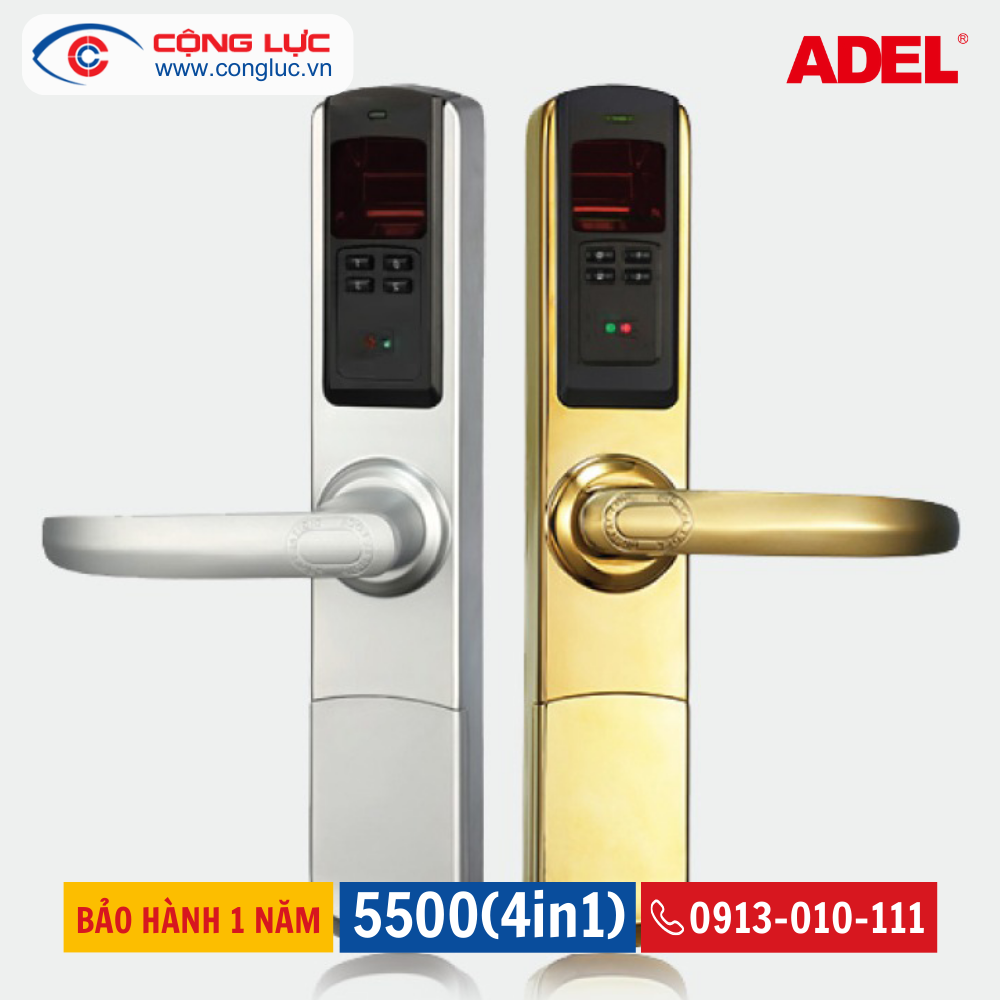 Khóa cửa ADEL 5500 (4in1)